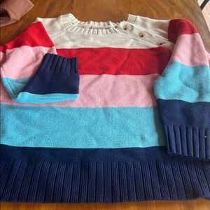 St. John's Bay Off-White Knit Pullover